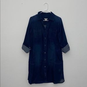 J.Jill Denim Button Up Dress